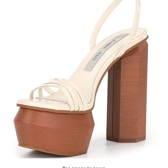 Gianni Bini White Strappy Heels - Picture 2 of 5